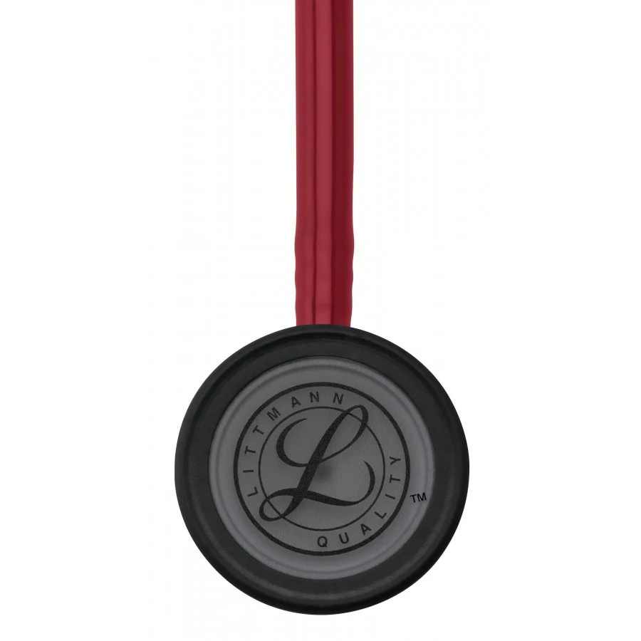 3M™ Littmann® Classic III™ Monitoring Stethoscope, special edition black and burgundy raudoas