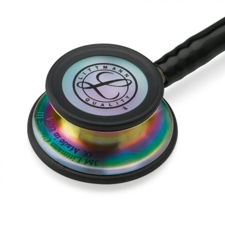 3M™ Littmann® Classic III™ Monitoring Stethoscope, RAINBOW FINISH (rainbow black)